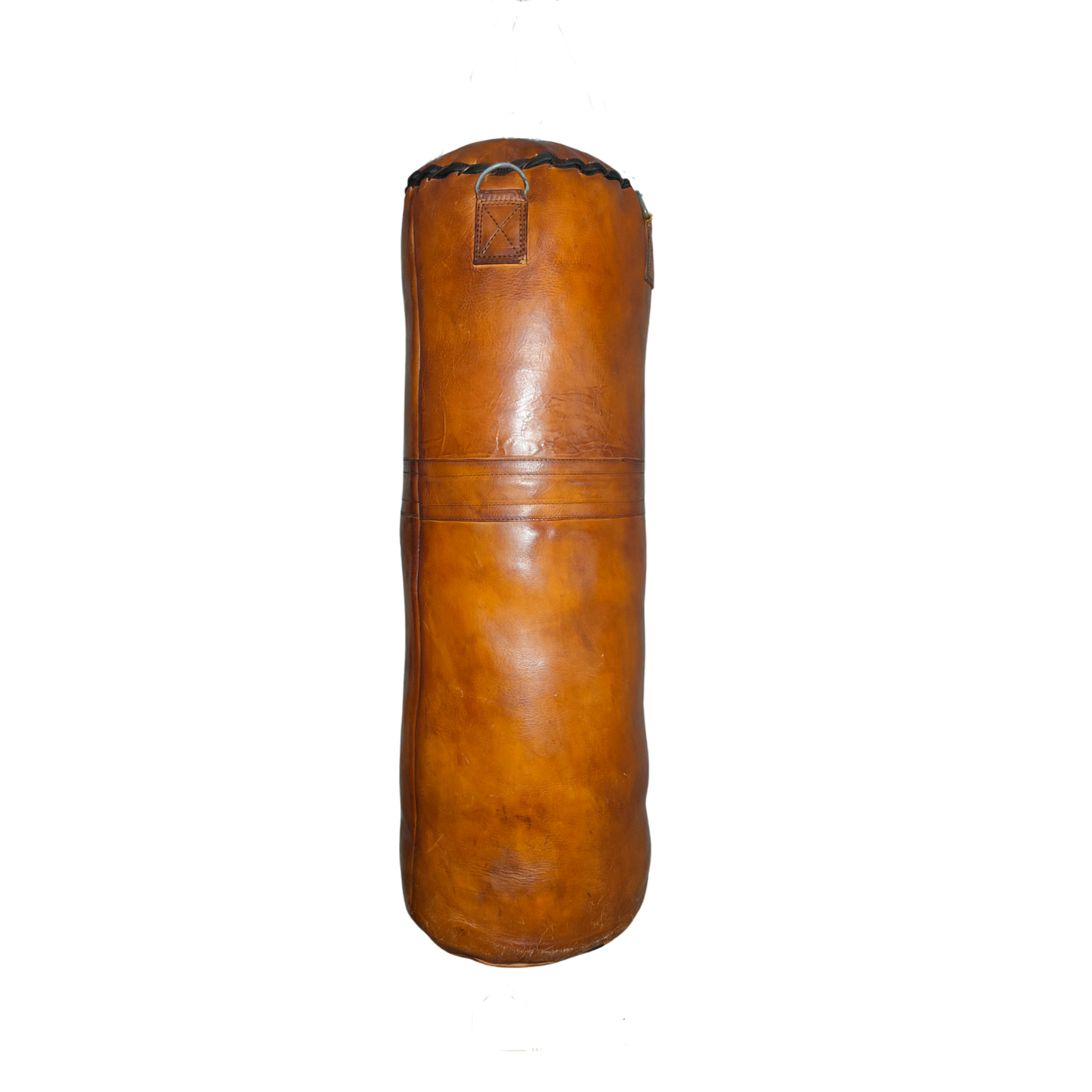 leather punching bag with transparent background