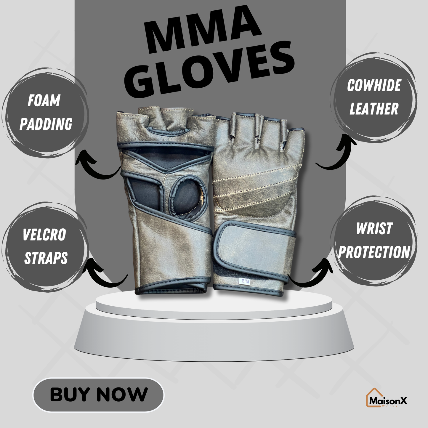 Dark Lava Grappling Gloves