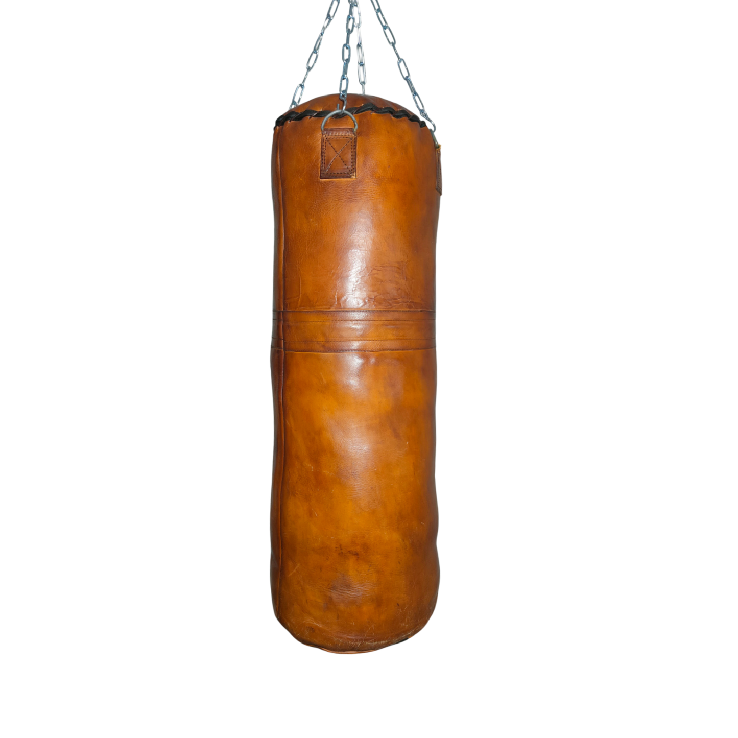 leather punching bag with transparent background