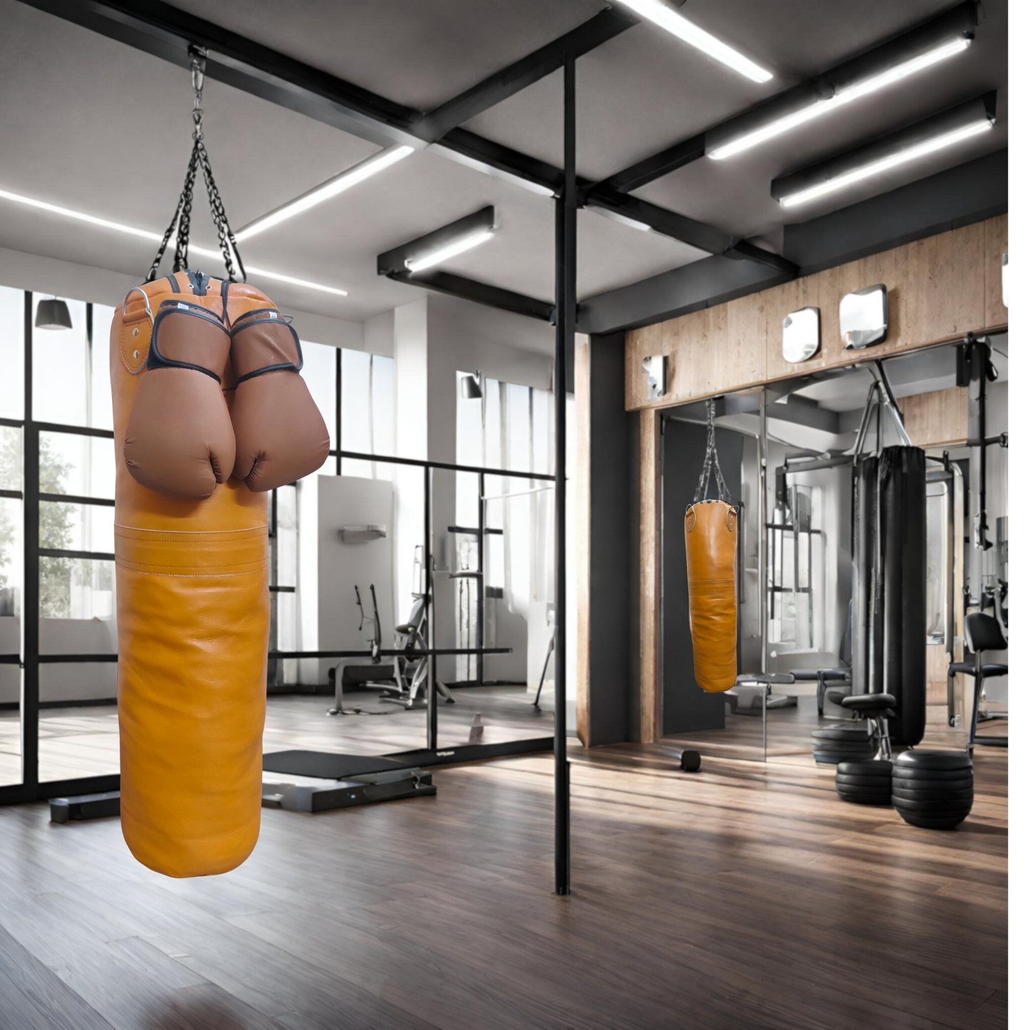 Bronze Leather punching bag