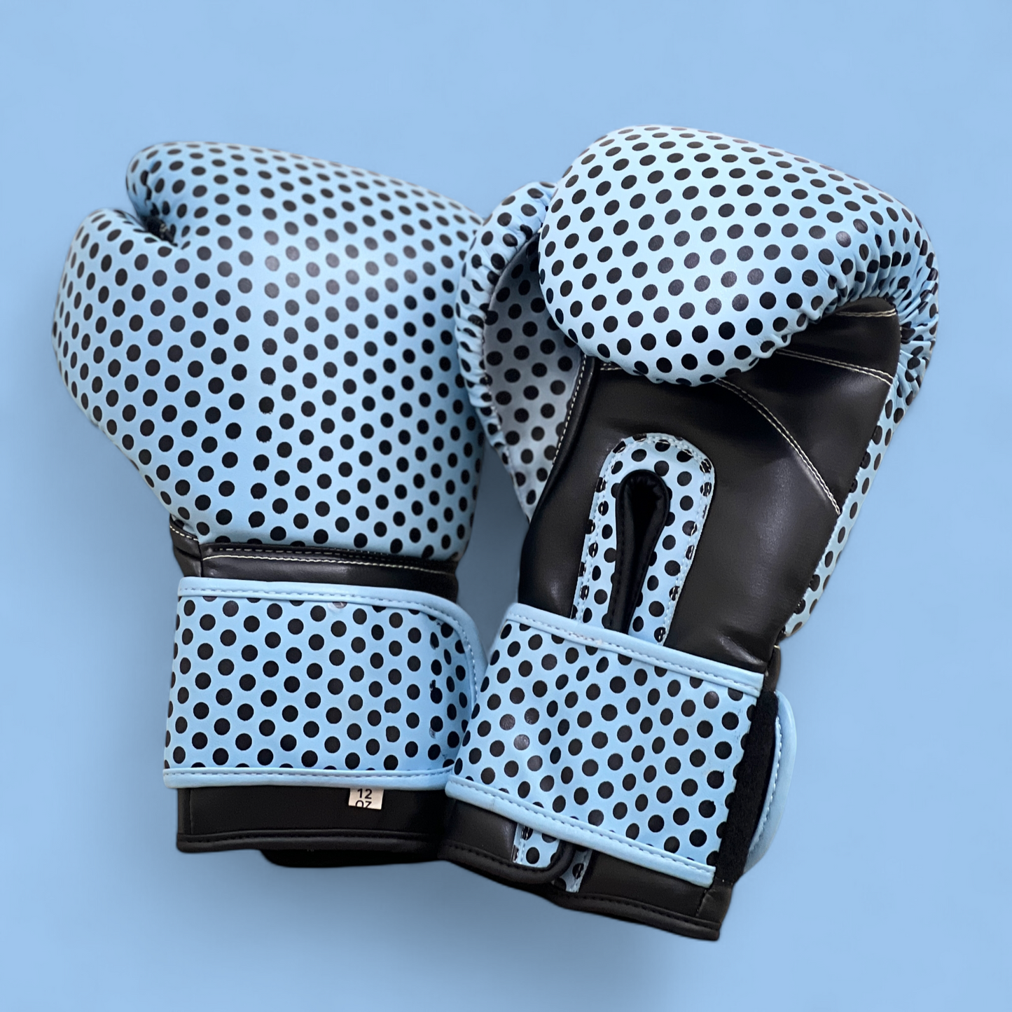 Polka dot Leather Boxing Gloves