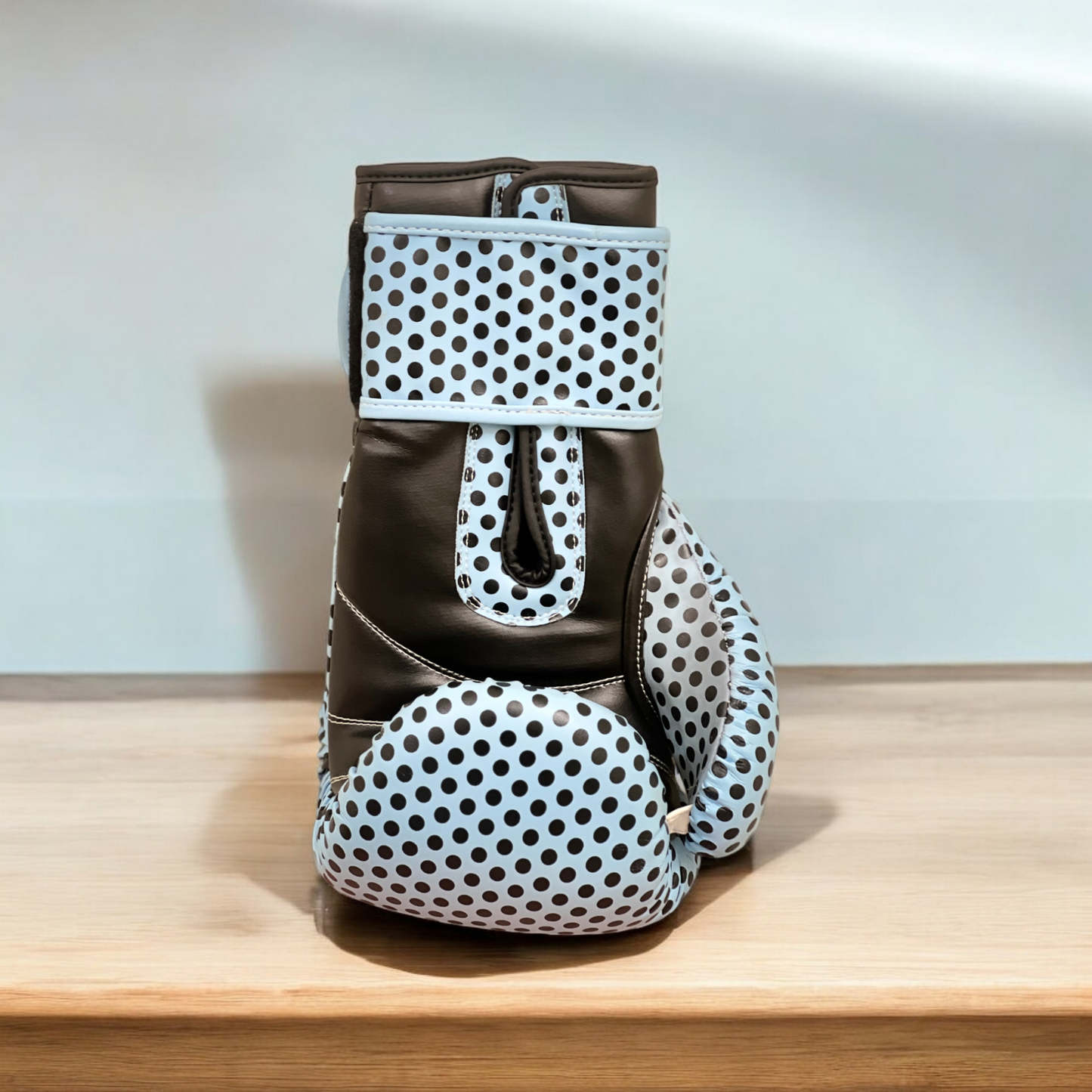 Polka dot Leather Boxing Gloves