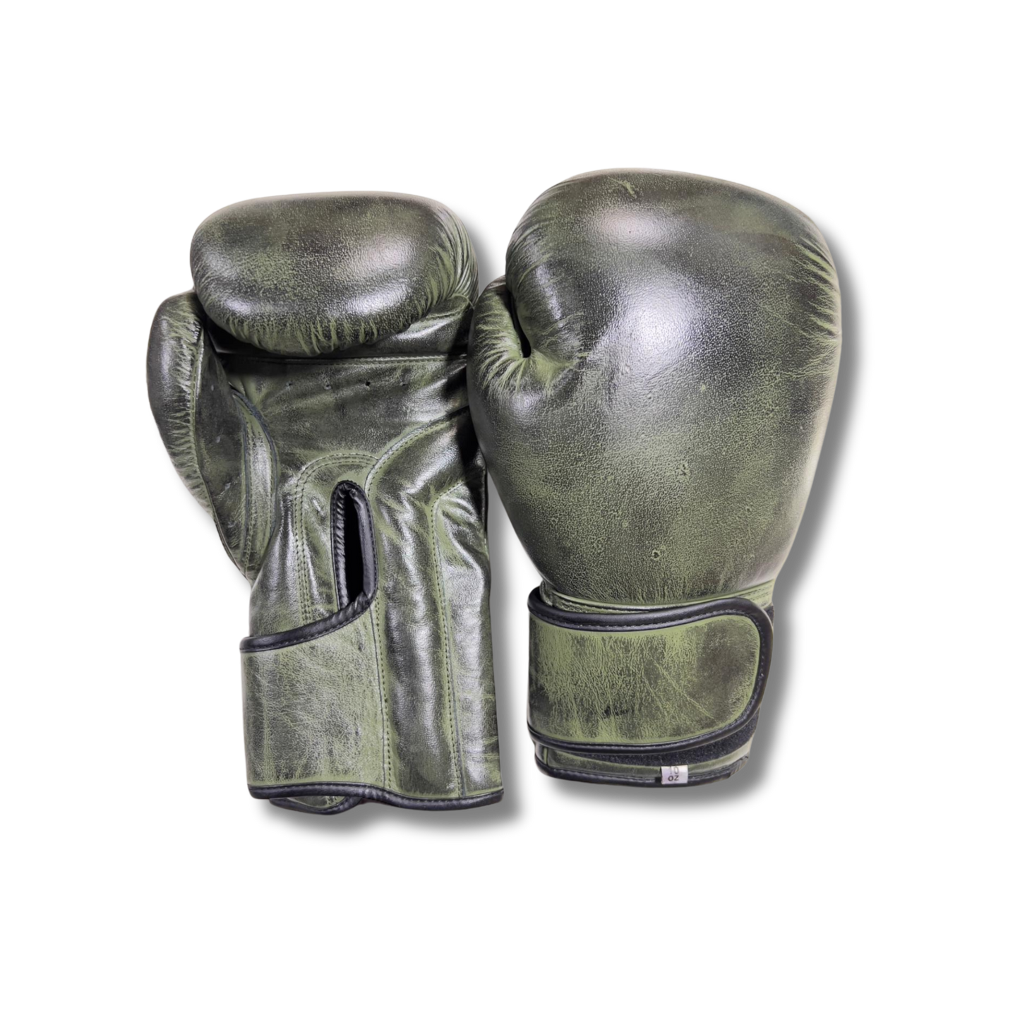 Green spade Leather Boxing Gloves (Vintage Version)