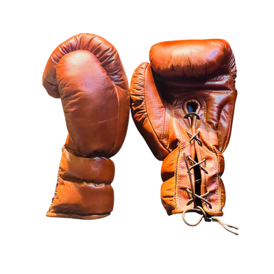 Antique Leather Boxing Gloves ( for souvenir and decor purpose )