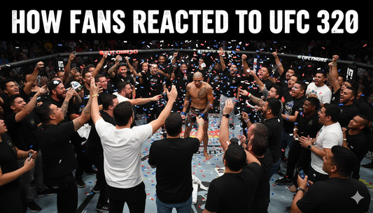 How fans reacted to UFC 320 results specifically on reddit and twitter, Alex perriera is surrounded by fans