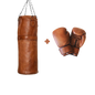 Amandine’s punching bag and boxing gloves