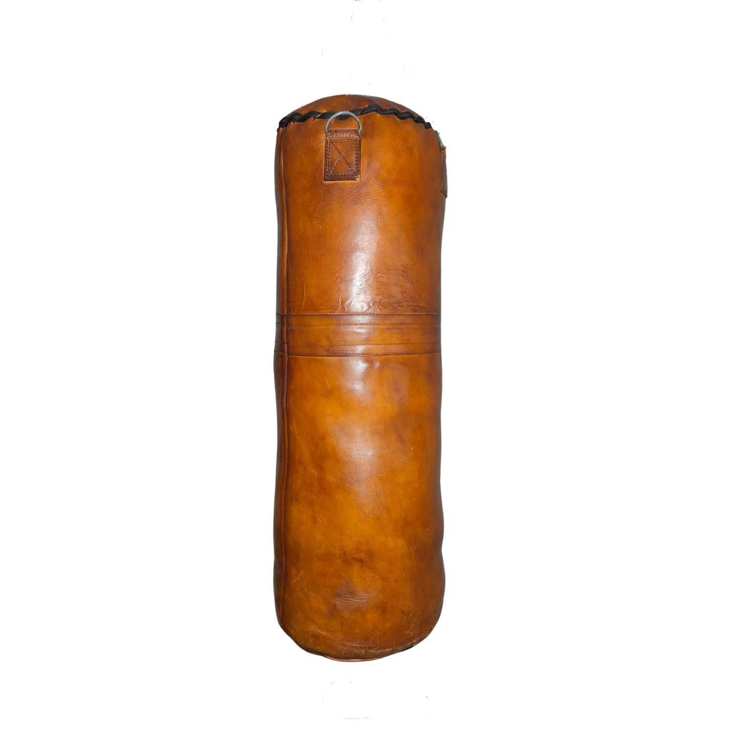 leather punching bag with transparent background