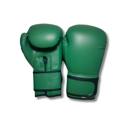 Green Spade Leather Boxing Gloves