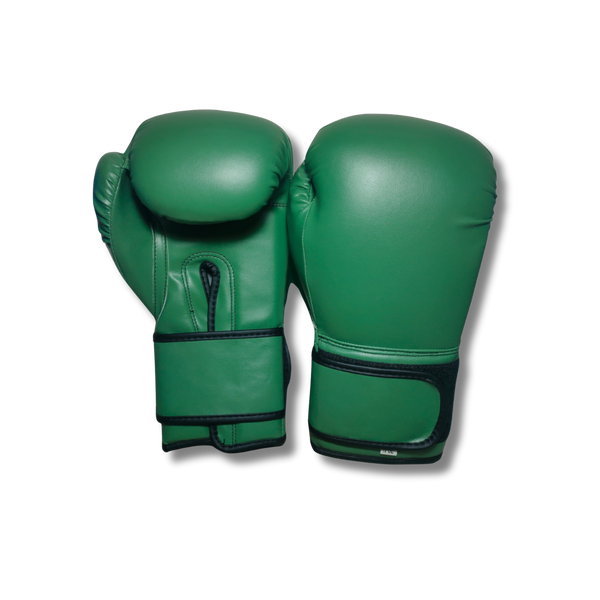 Apex Green Leather Boxing Gloves