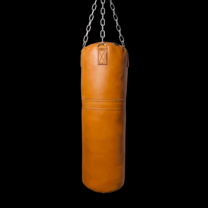 ViperX 350 Black Leather Punching Bag – Heavy-Duty Combat Sports & Boxing Training Equipment Black Leather Punching Bag