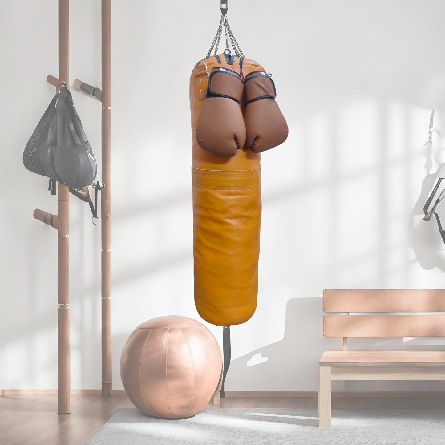 Bronze Leather punching bag
