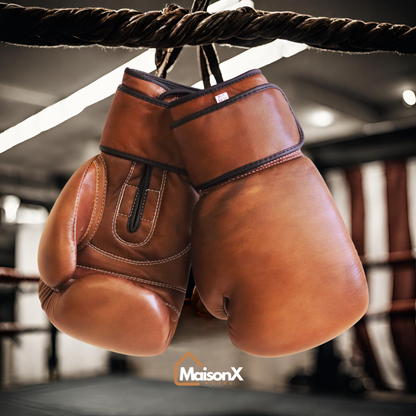 UltimateShield Leather Boxing Gloves