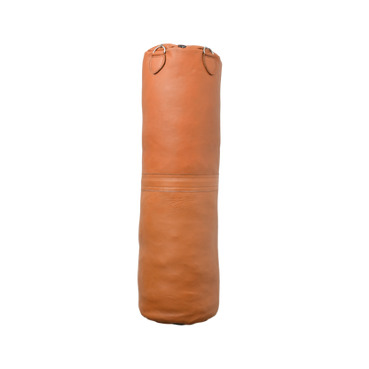 Classic leather punching bag for heavy training and mma training
