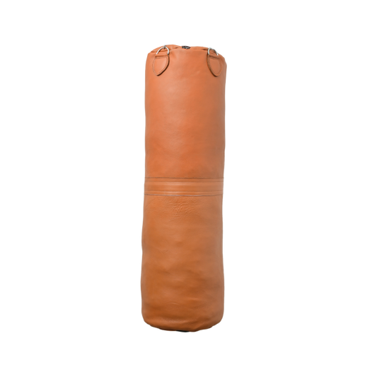 Classic leather punching bag for heavy training and mma training
