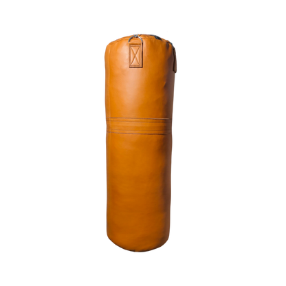Vintage Leather Punching Bag for Boxing & MMA Training – Handmade Cowhide Heavy Bag
