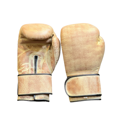 Skin spade leather boxing gloves