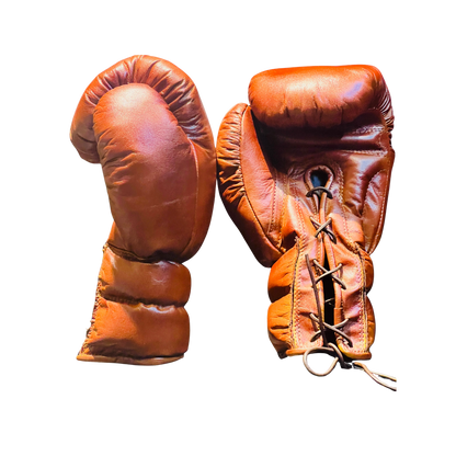 Antique Leather Boxing Gloves ( for souvenir and decor purpose )