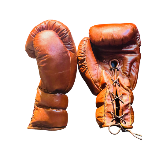 Antique Leather Boxing Gloves ( for souvenir and decor purpose )