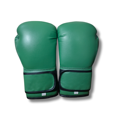 Green Spade Leather Boxing Gloves