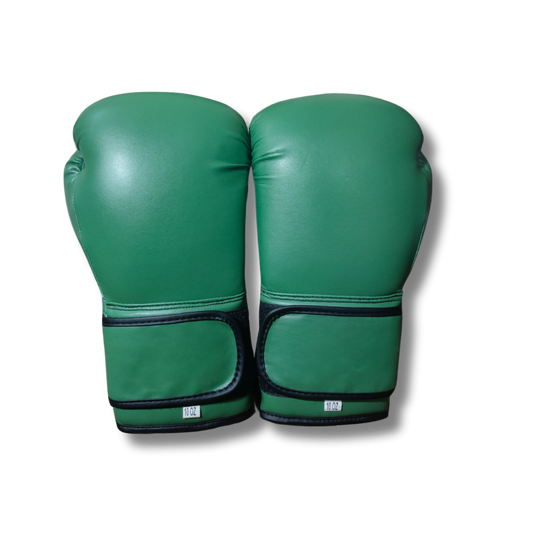 Green Spade Leather Boxing Gloves