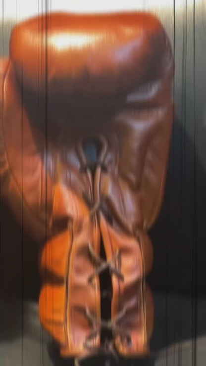Antique Leather Boxing Gloves ( for souvenir and decor purpose )