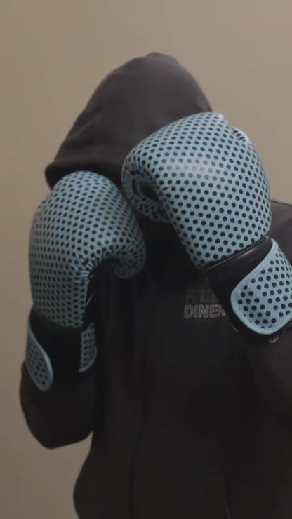 Polka dot Leather Boxing Gloves